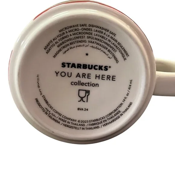 Starbucks You Are Here Casablanca Morocco Mug 14oz 2023 Used - Picture 7 of 13
